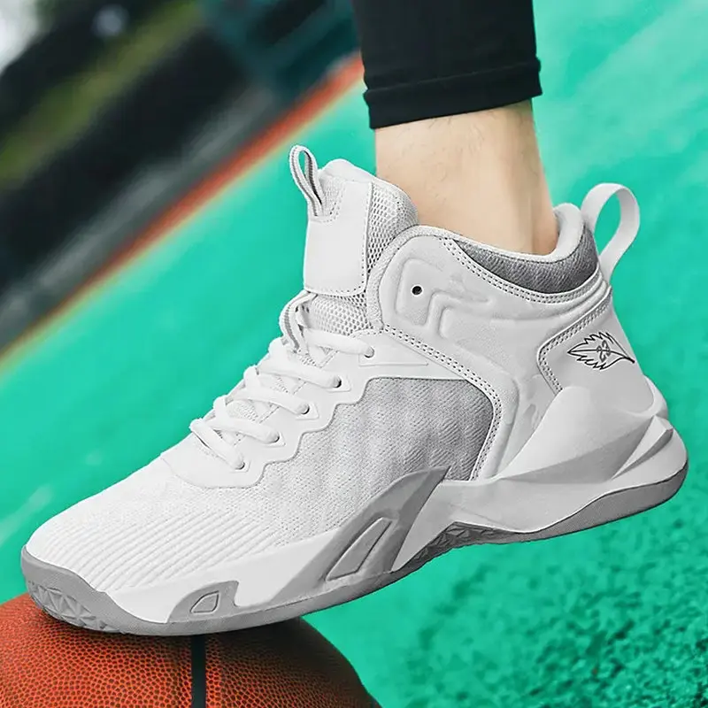 

2023 New Men Brand Mesh Basketball Shoes Sneakers For Men Thick Sole Non-slip Sports Shoes Trainer Shoes Deportivas Hombre