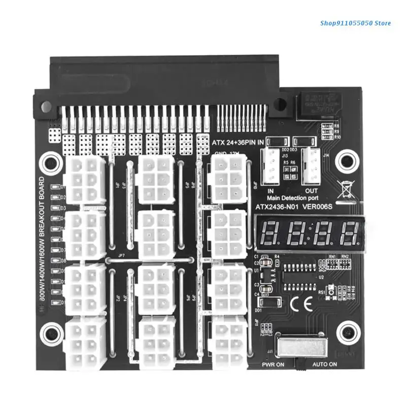 

Блок питания C5AB 12 x 6Pin для компьютера, серверов, от 2200 Вт до 12 6Pin со светодиосветодиодный