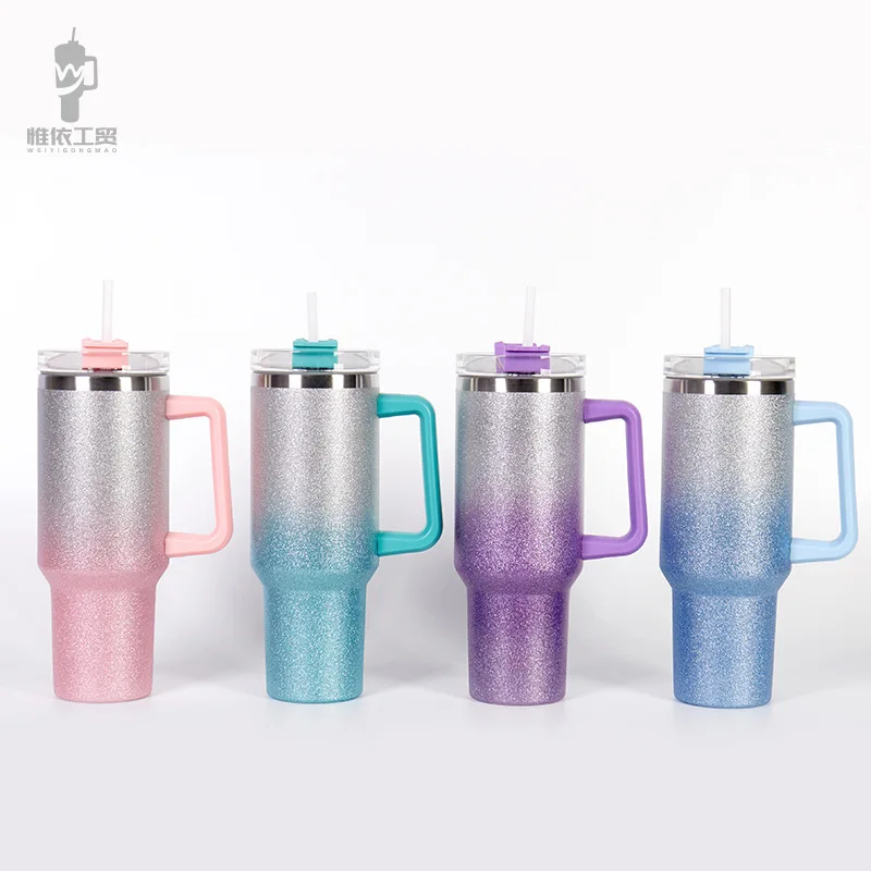 40 унций градиентная Алмазная изоляционная чашка 304 портативная для воды из