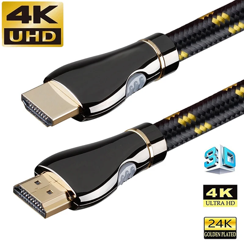 

4K 60Hz HDMI-compatible Cable V2.0 Audio HDR ARC 3D Video HD Cable for Xiaomi Mi Box HDTV PS4 HD-DVD Xbox 1/1.5/2/3/5/10/15m