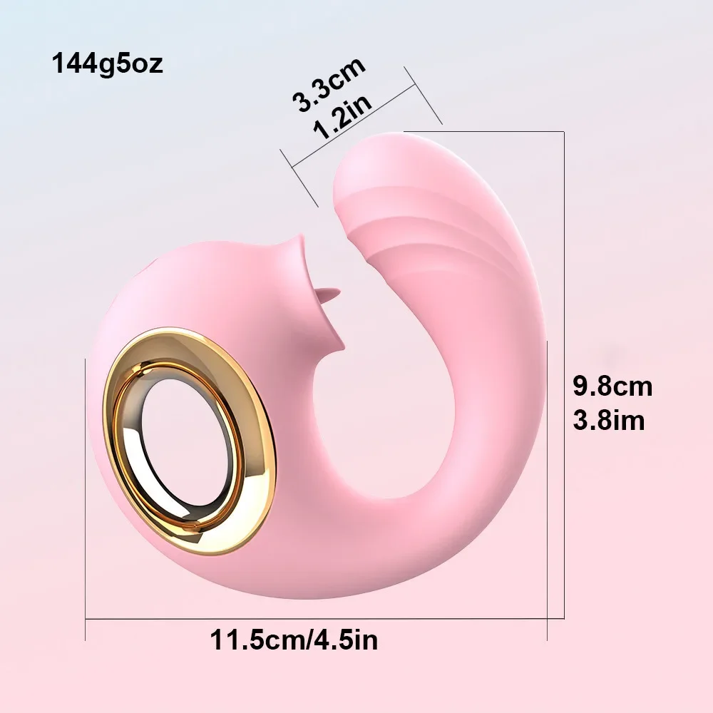 Лижущий вибратор Tougue Стимулятор точки G для клитора вакуумная электронная