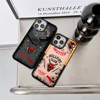stranger things cute monster devil mirror phone case for iphone 13 pro max 12 11 pro xs max mini xr x 7 8 plus se luxury cover