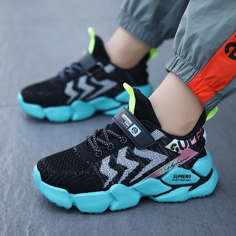 

2022 Autumn Children's Sports Shoes Fashionable Breathable Outdoor Casual Shoes Cute Pink Girls Sports Shoes Boy Running Spring