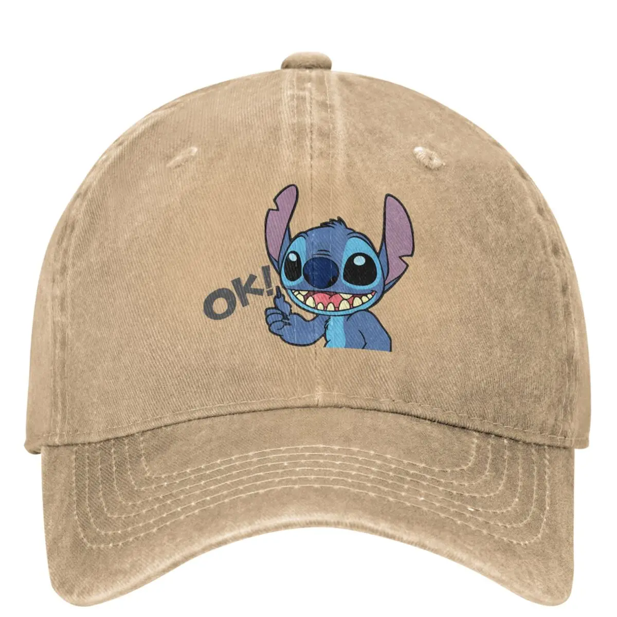 Лило и Стич Аниме Ok Бейсболка Уличный Стиль Пара Женщин Хип-Хоп Папа Шляпы