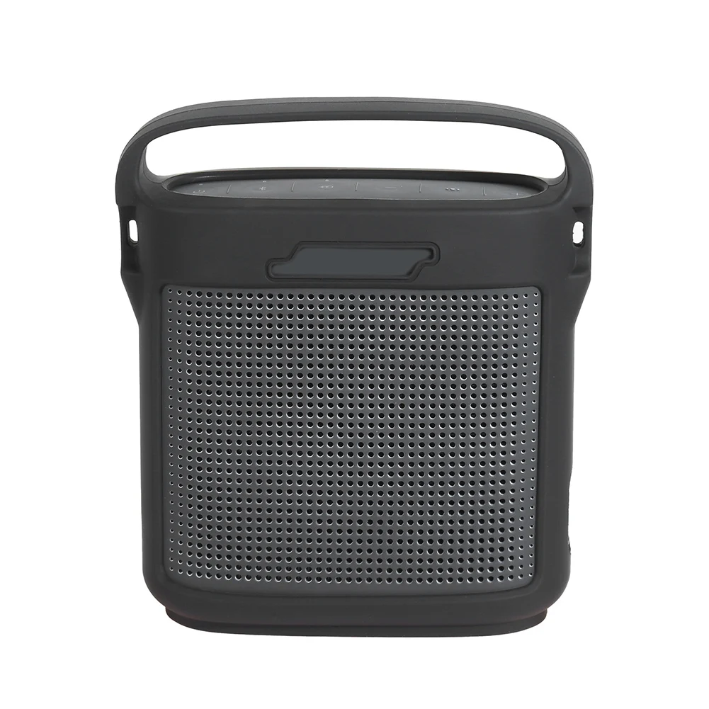 Мягкий силиконовый чехол для динамика регулируемый ремешок водонепроницаемый