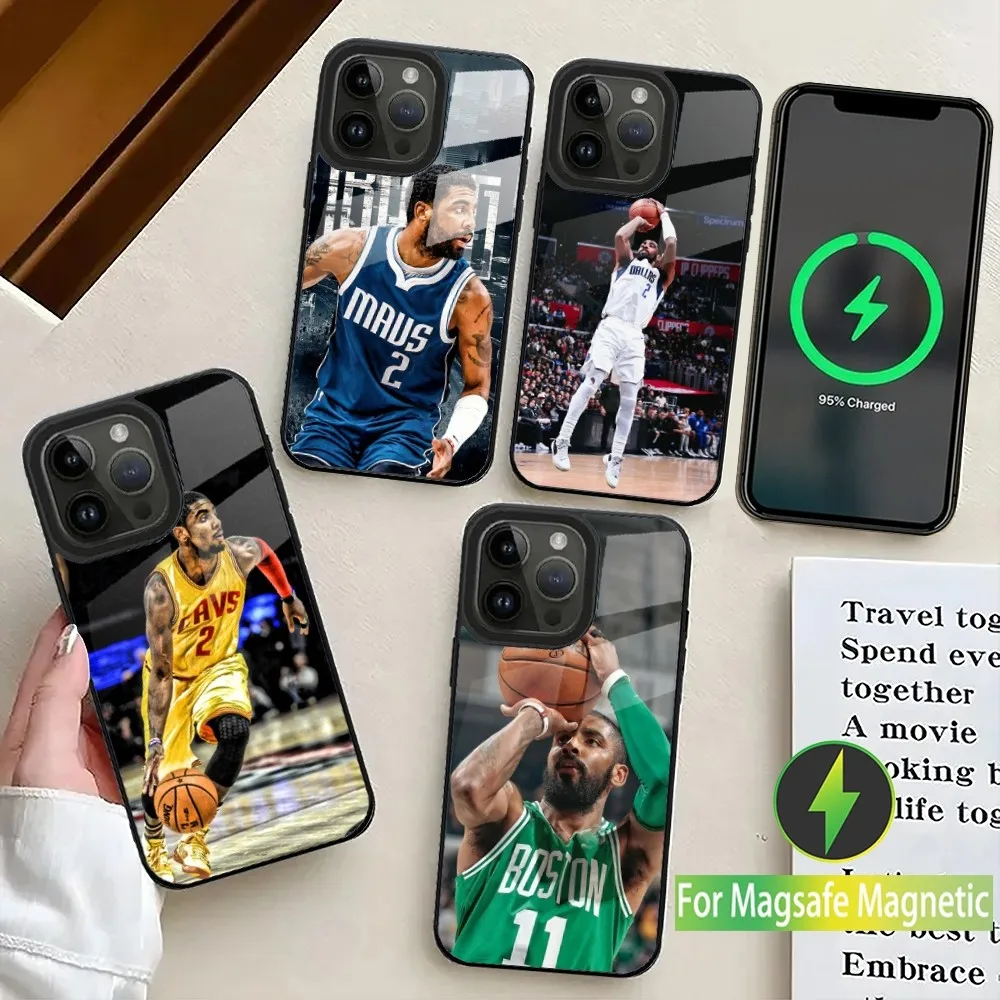 K-Kyrie L-Irving чехол для телефона iPhone 15 14 13 12 11 Plus Pro Max Mini Magsafe Магнитная Беспроводная