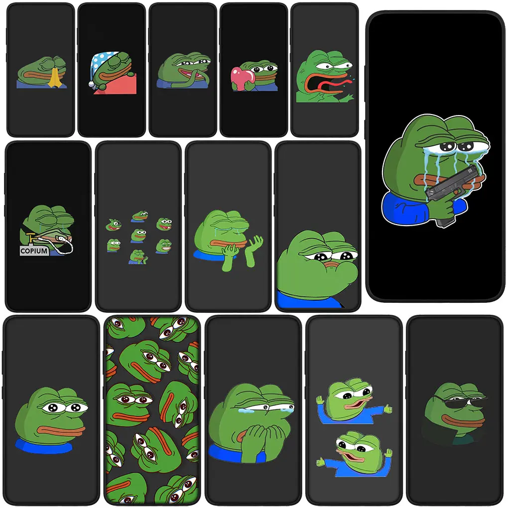 Забавный милый чехол Пепе грустная лягушка для телефона Huawei Y7A Y6P Y5P Y6 Y7 Y9 Prime 2018 2019