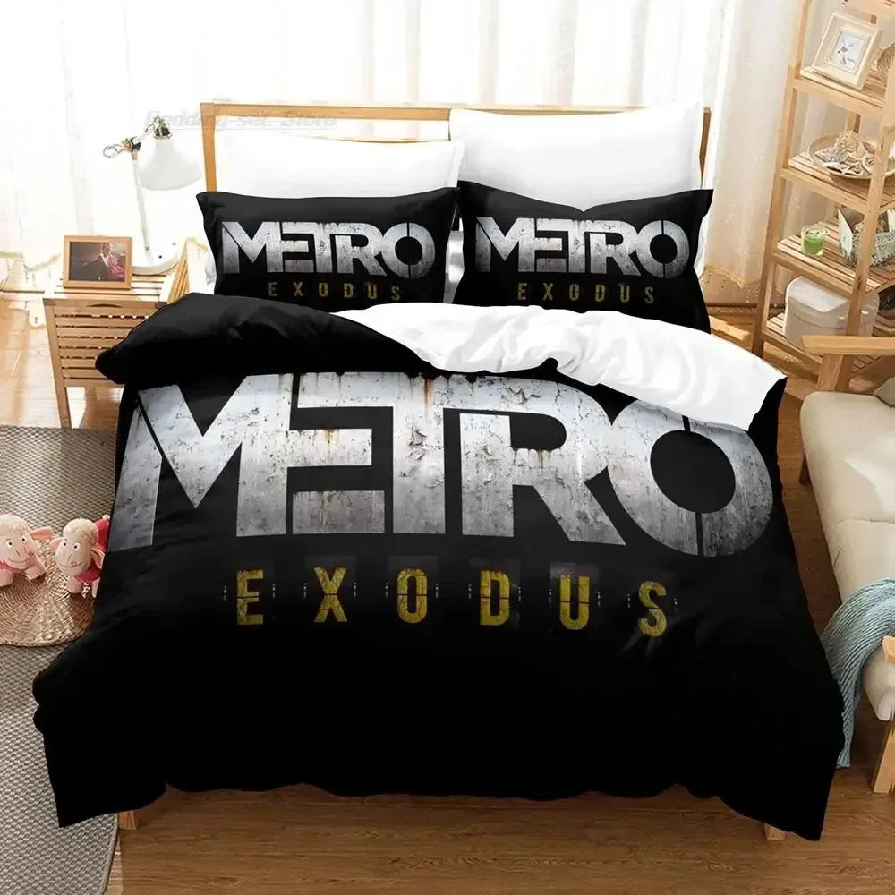 Metro exodus Bedding Set Single Twin Full Queen King Size Bed Set Aldult Boy Bedroom Duvetcover Sets 3D Print 2024 aliexpress uk (art.: 3920caedf5644) - 3920caedf5644