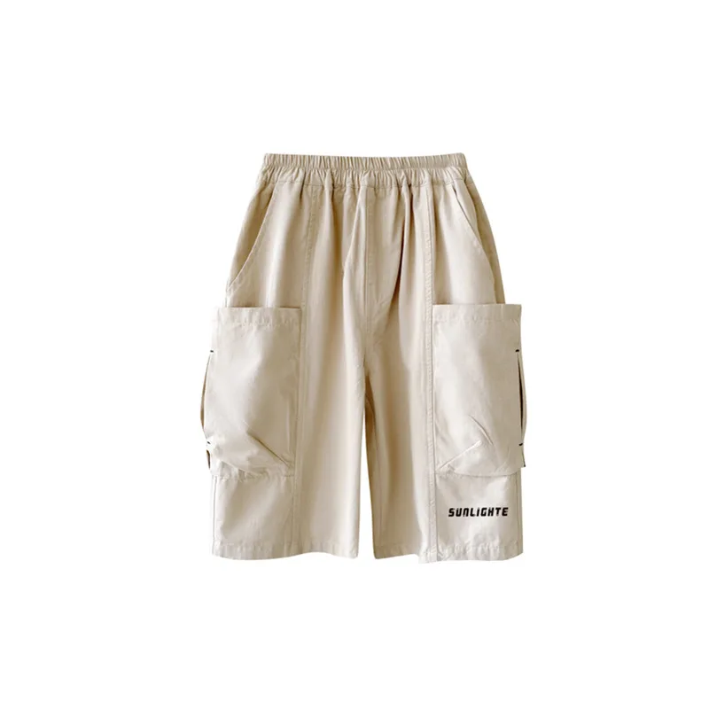 Детские короткие брюки для мальчиков 5-14 лет повседневные шорты летняя одежда