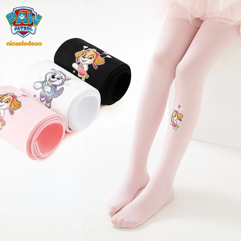 

2 Pairs of Paw Patrol Toys Girls Pantyhose Spring and Summer Thin Socks Girl Baby Leggings Children Dance Socks Cartoon
