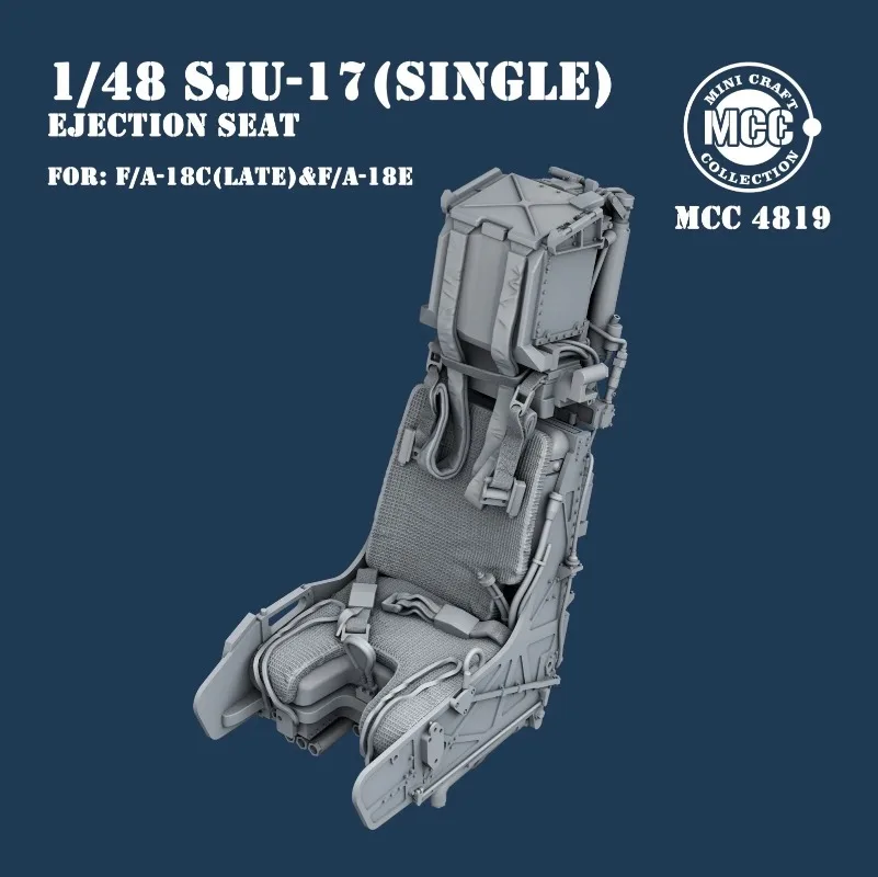 Фото Сиденье для высадки MCC 4819 1/48 SJU-17 (одиночное) для F/A-18C (поздняя версия) и F/A-18E (1 шт.) №1