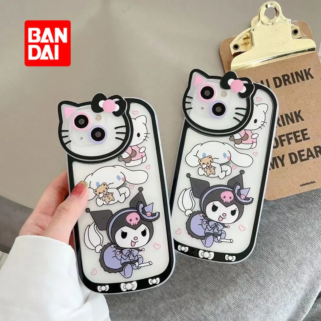 

Bandai Disney Kawaii Phone Case for iPhone 13 13Pro 12 12Pro 11 Pro X XS Max XR 7 8 Plus Camera Cover Cartoon Clear Fundas