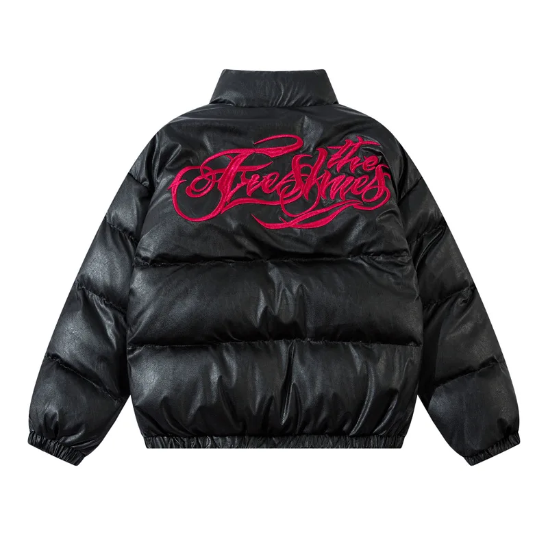 Мужские зимние кожаные куртки уличная одежда водонепроницаемые куртки-бомберы с