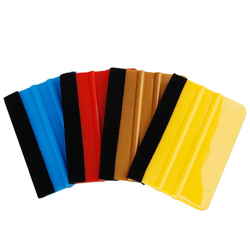 

24 шт., пластиковый скребок для войлока, с мягкой фетровой тканью