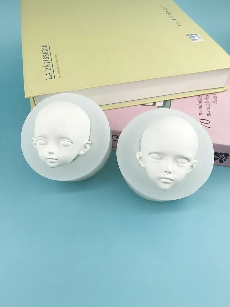 Цельная полимерная глина, голова Sculpey, инструменты ручной работы, 3D детское лицо, силиконовые формы, форма для человеческого лица, модифицированные аксессуары для кукол «сделай сам» (art.: 3920d074b61ba) - 3920d074b61ba
