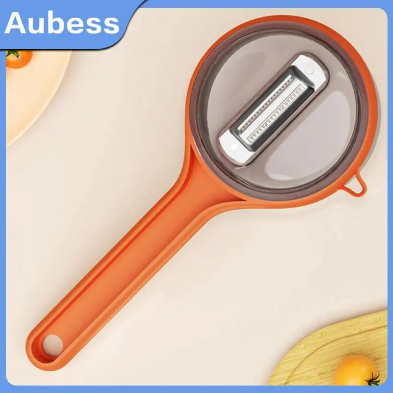 

1pcs Peeling Knife Thin No Residue Peeling Artifact Peeling Fast With Bucket Storage Peeler Vegetable Tools Pp 20ch36.8cm