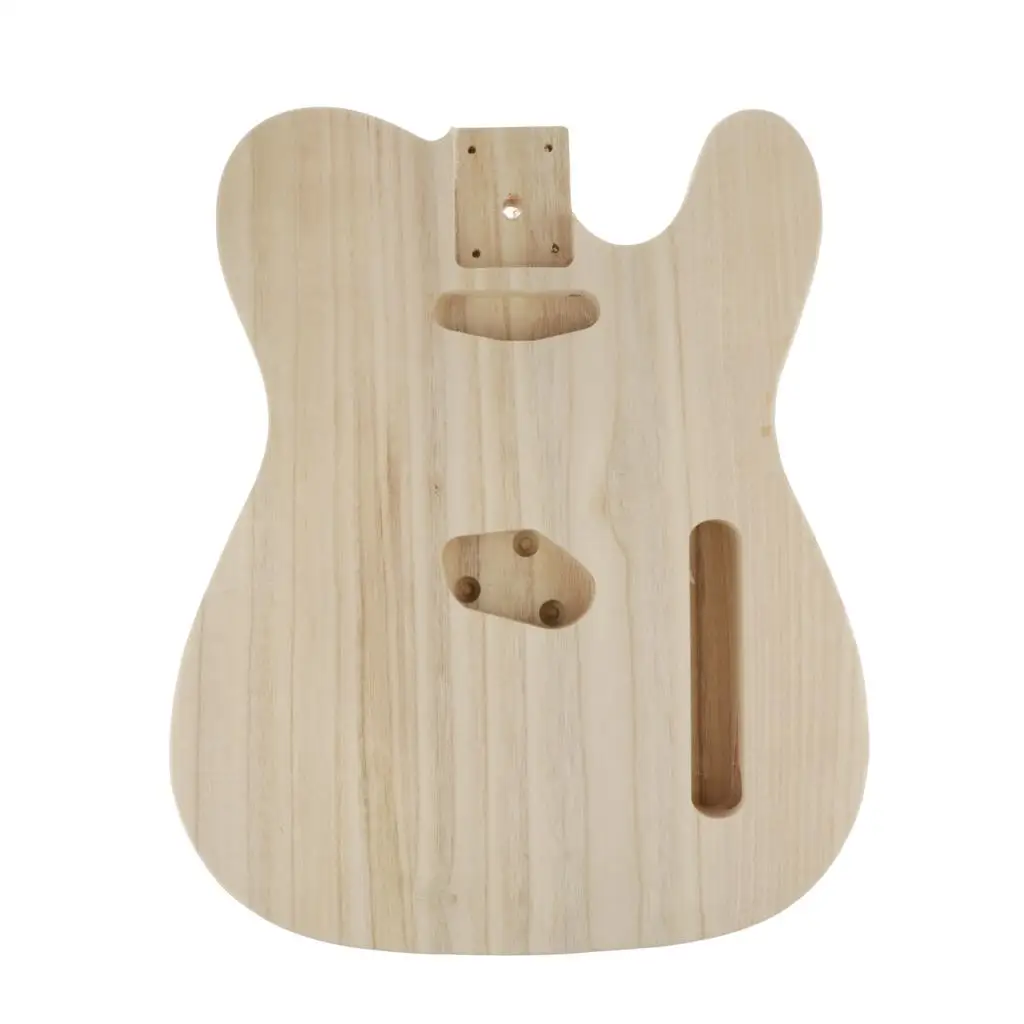 

Wood Unfinished Electric Guitar Body Guitar DIY Parts Accessory