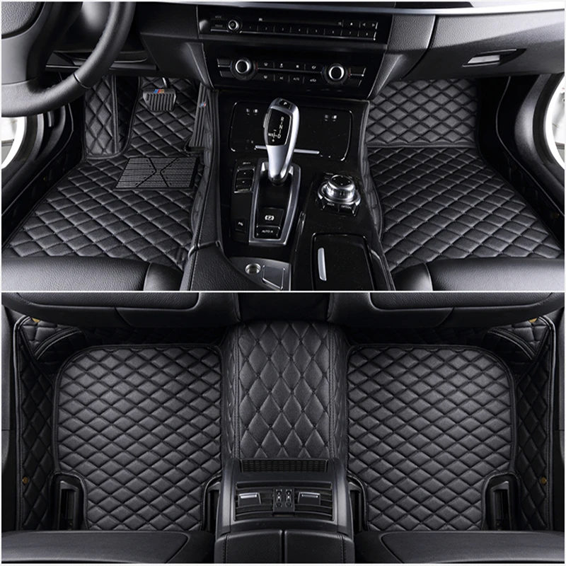 

Custom Car Floor Mats for Tesla Model X 5 Seat 2016-2022 Year Auto Interior Details Car Accessories Carpet