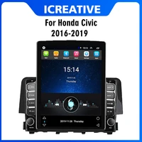 4g carplay autoradio car multimedia player for honda civic 2016 2019 2 din 9 7 tesla screen gps navigator android stereo