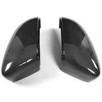 car accessories replacement carbon fiber side view mirror cover caps car styling fit for volkswagen vw polo 2009 2014