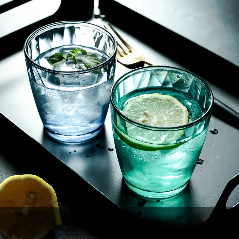 

Heat-resistant Plastic Cup Restaurant Acrylic Water Cup Mouthwash Cup Nordic Color Household Juice Cup Tea Cup Beer Mug