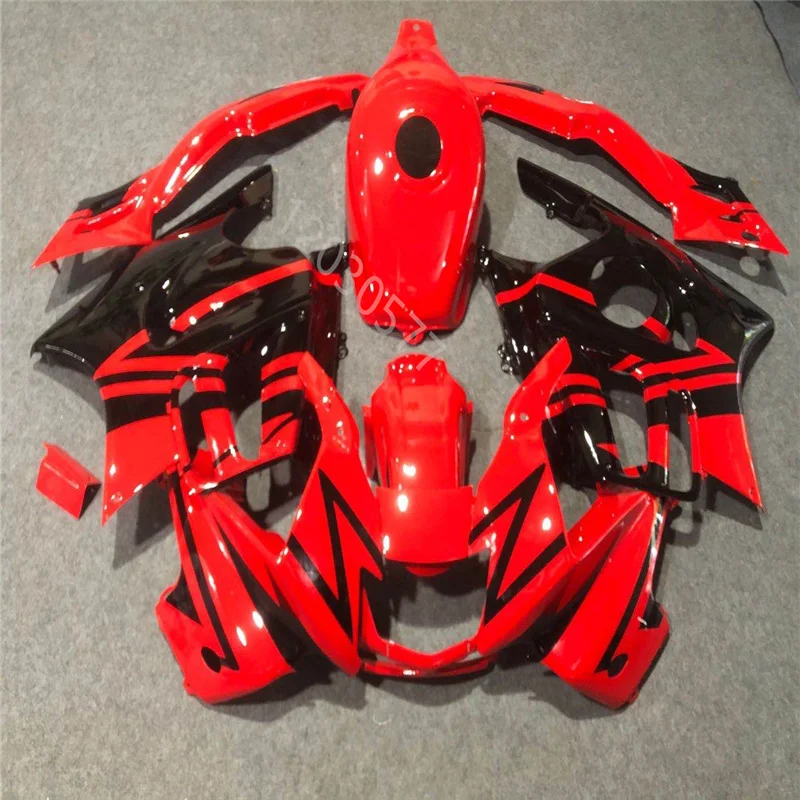 

High quality Fairings kit fit for honda CBR600F3 95 96 Injection motorcycle CBR600 F3 1995 1996 red black Fairings