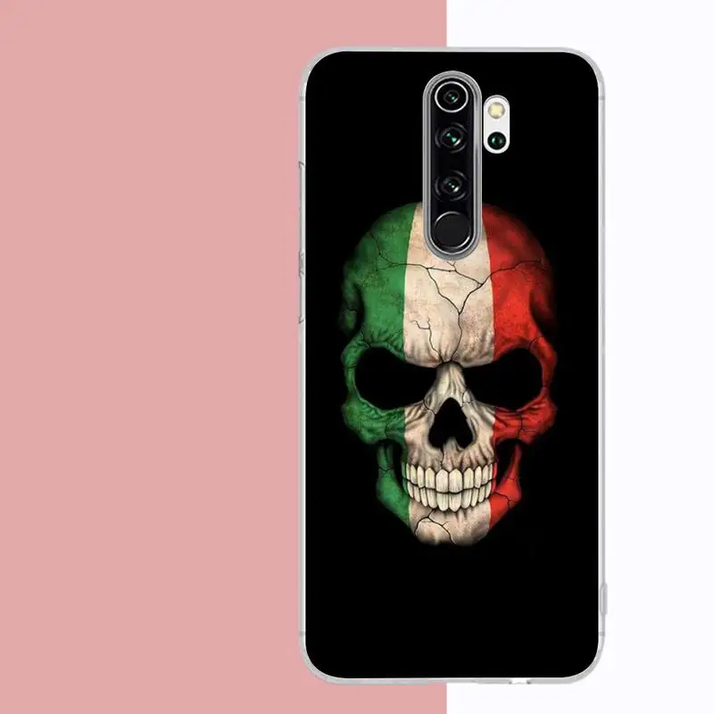 Italy Flag Phone Case for Samsung S21 A10 for Redmi Note 7 9 for Huawei P30Pro Honor 8X 10i cover