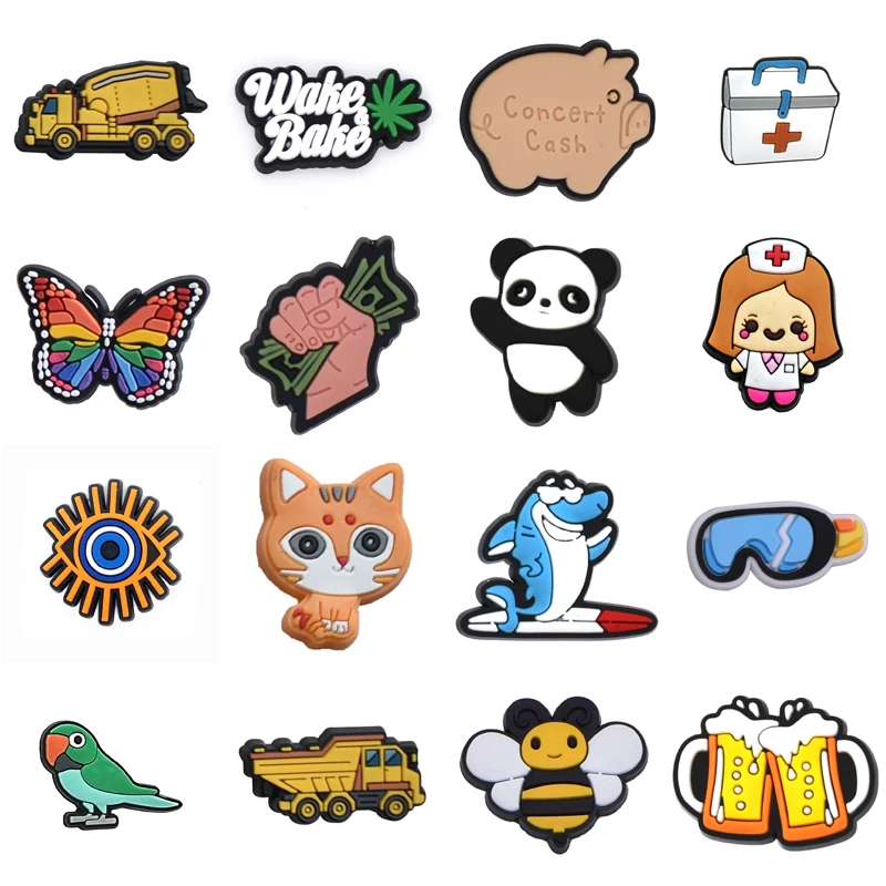 

Shoes Accessories Packs Shoe Charms Kids Wholesale Bulk Gifts Set Jeans Para Pins Decorations for Croc Girl Men Boy Women Charm