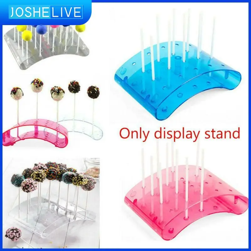 

20 Holes Cake Lollipop Stand Display Holder Bases Shelf DIY Baking Tools U Shaped Display DIY Bakeware Cake Shelves