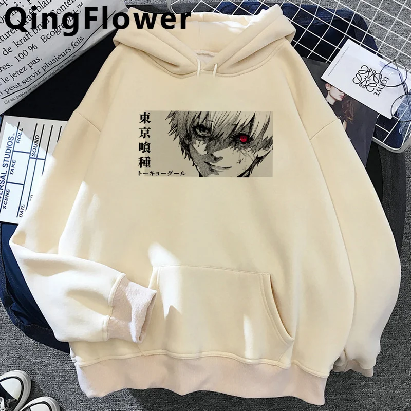 

Tokyo Ghoul Kaneki Ken Eyes hoodies male Korea 2021 hip hop printed men clothing hoody 2021
