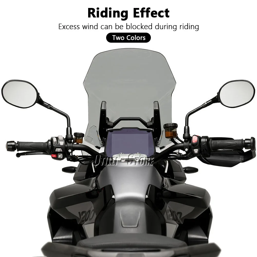 Лобовое стекло мотоцикла OTILLI для Triumph Tiger 1200 GT Pro Rally Explorer 2022-2024 ветрозащитный чехол