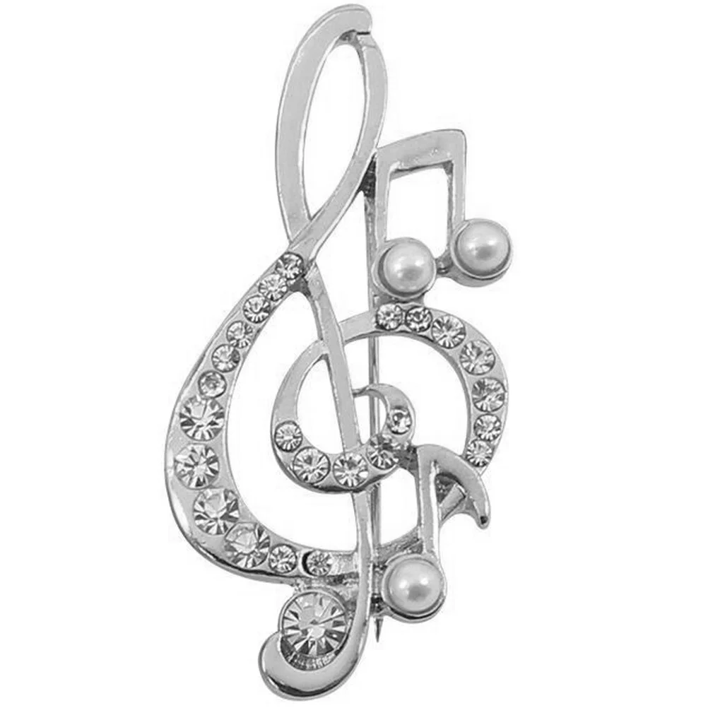 

Pearl Lapel Pin Music Note Brooch Pin Women Clothes Brooch Sweater Lapel Pin Coat Lapel Pin