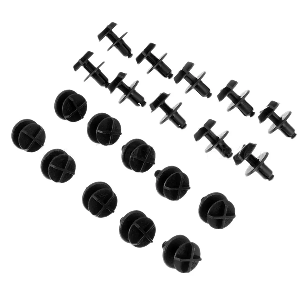 

​Battery Cover Fixing Clips Parts Replaces LR024316 Nylon Panel Clip Fit 10x Black Universal Durable Hot Sales