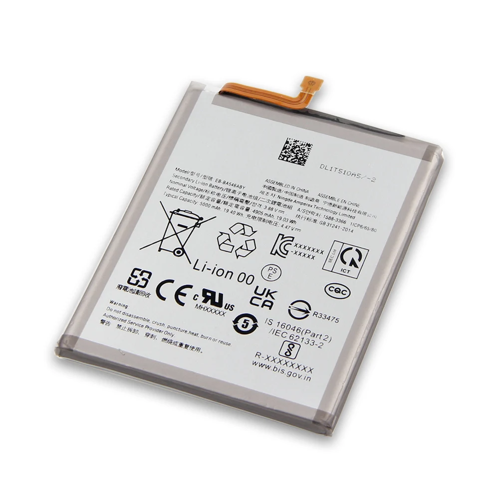 Сменный аккумулятор EB-BA546ABY для Samsung Galaxy A54 5G A34 A346 аккумуляторные батареи 5000 мАч