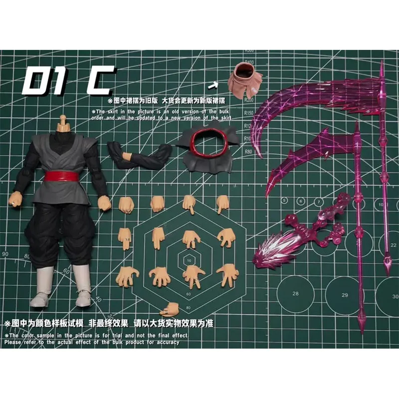 Фото В наличии: Фигурка Dragon Ball Super Saiyan Black Goku, аниме-модель, масштаб 1/12, для декора и коллекции, подарки №1