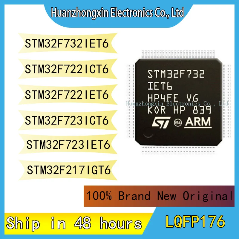 

STM32F732IET6 STM32F722ICT6 STM32F722IET6 STM32F723ICT6 STM32F723IET6 STM32F217IGT6 LQFP176 100% Brand New Original MCU Chip