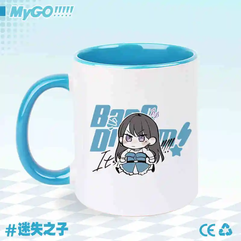 Фото Аниме BanG Dream It's MyGO кружки Shiina Taki Kaname Rana Soyorin косплей керамическая чашка для кофе и воды для мужчин и женщин мультяшная чашка для питья №5