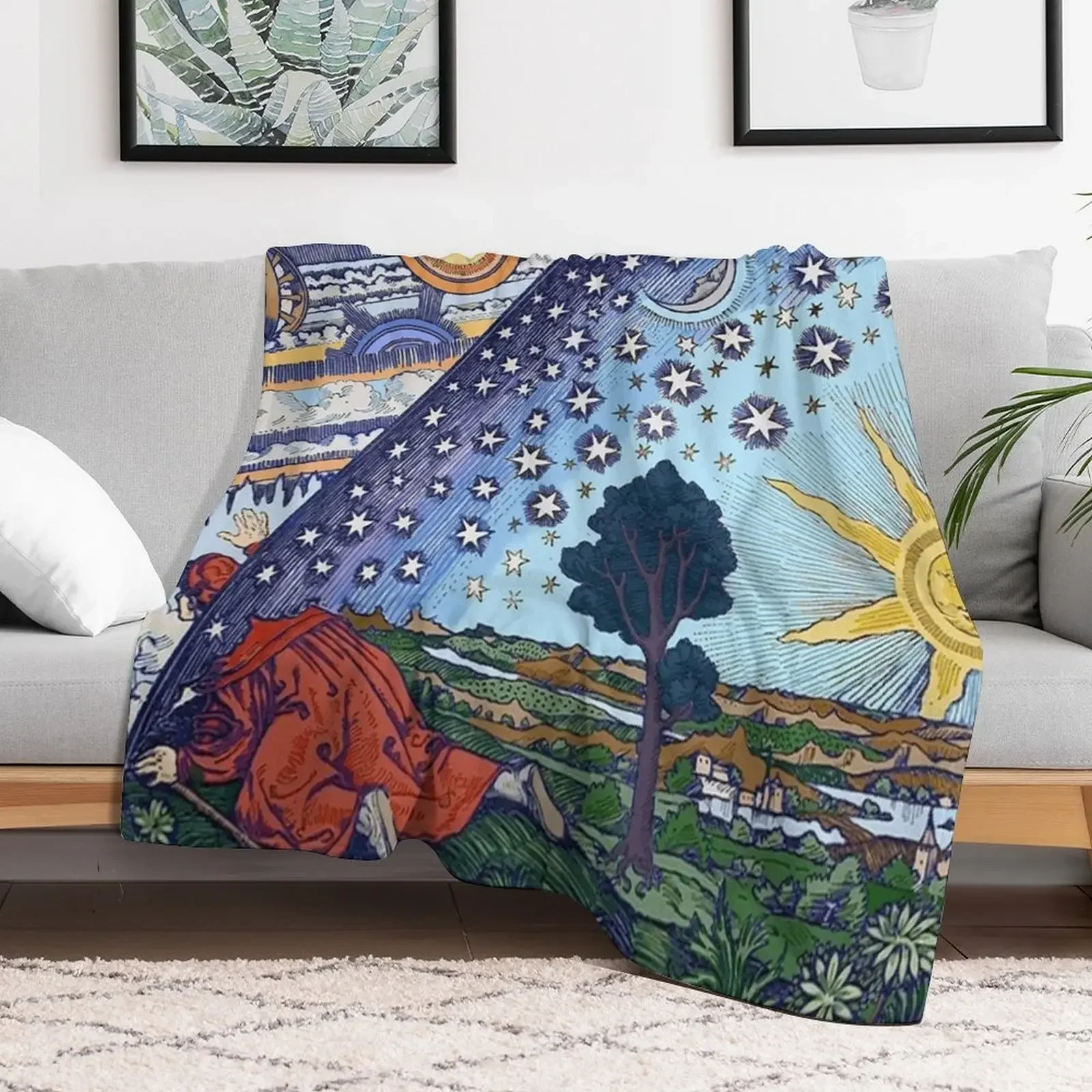 Герметичный гностический гобелен футболка и маска декоративное одеяло модные