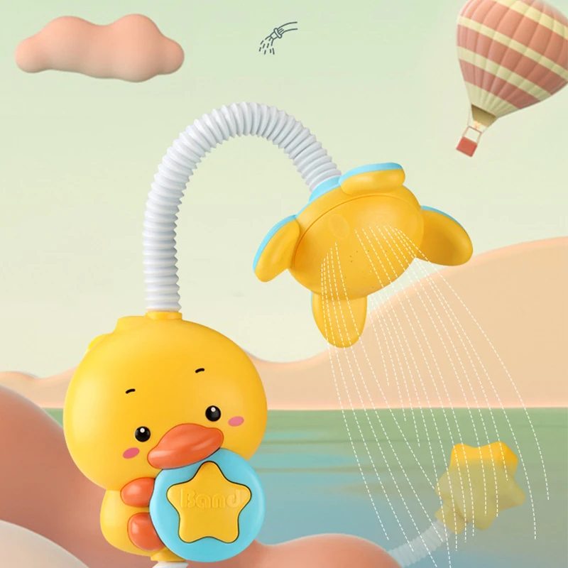 

Новые Игрушки для ванны, детская игрушка для воды, эргономичный смеситель для душа, Электрический распылитель воды для купания в ванной, детские игрушки для детей, подарки