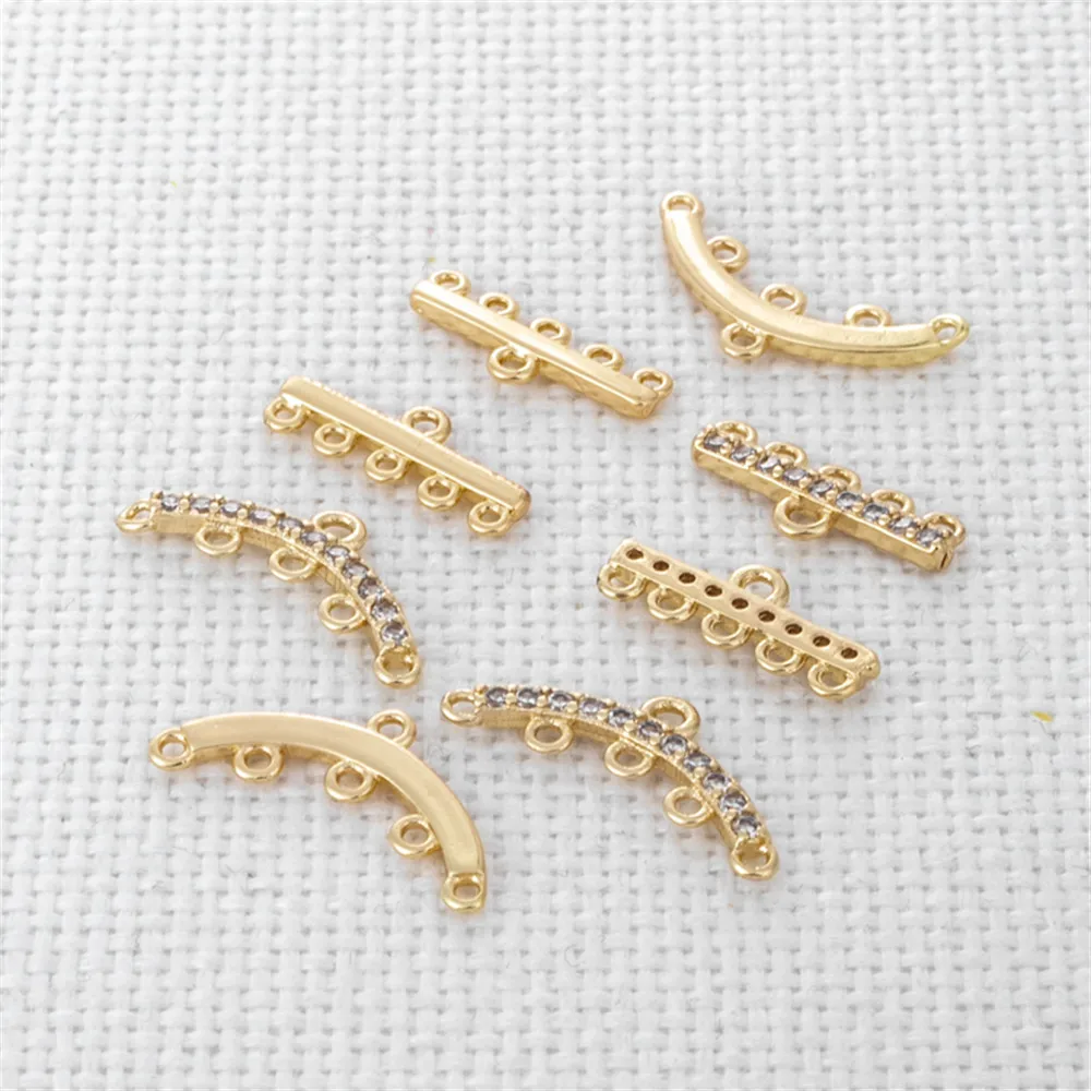 

14k gold wrapped accessories pendant tassel pendant earrings buckle curved straight diy handmade jewelry