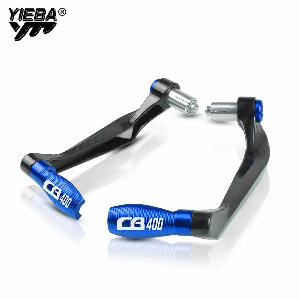 

22mm Motorcycle Accessories Handle Bar Grips End Brake Clutch Levers Protection Guard For Honda CB400F CB 400 F With Logo