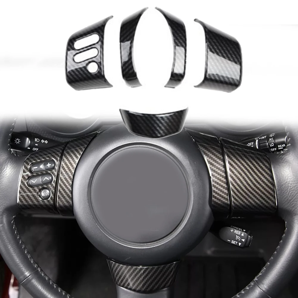 Для Toyota FJ Cruiser 2007 2021 отделка рулевого колеса из стильного углеродного волокна ABS