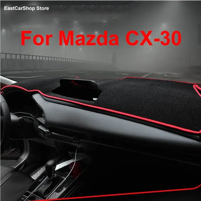 Для Mazda CX 30 CX30 2019 2024 2025 2022 коврик для приборной панели автомобиля анти-УФ-защита от