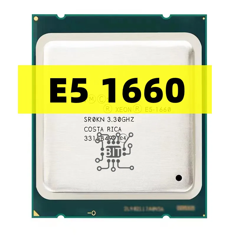 XEON E5-1660 3.3GHz/6-Core(12 Thread)/15Mb Cache/130W