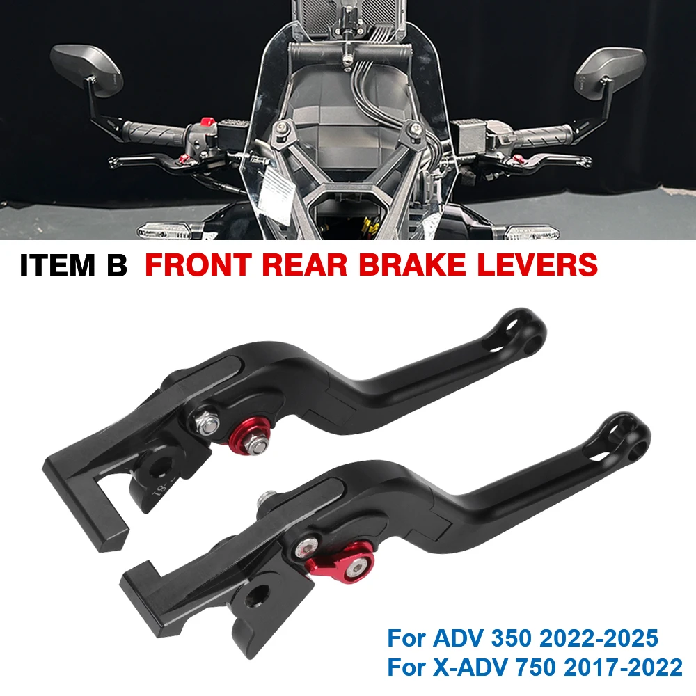 

Тормозные рычаги зеркала заднего вида для мотоцикла HONDA ADV350 ADV 350 XADV X-ADV 750 XADV750, боковое зеркало заднего вида, передние и задние ручки