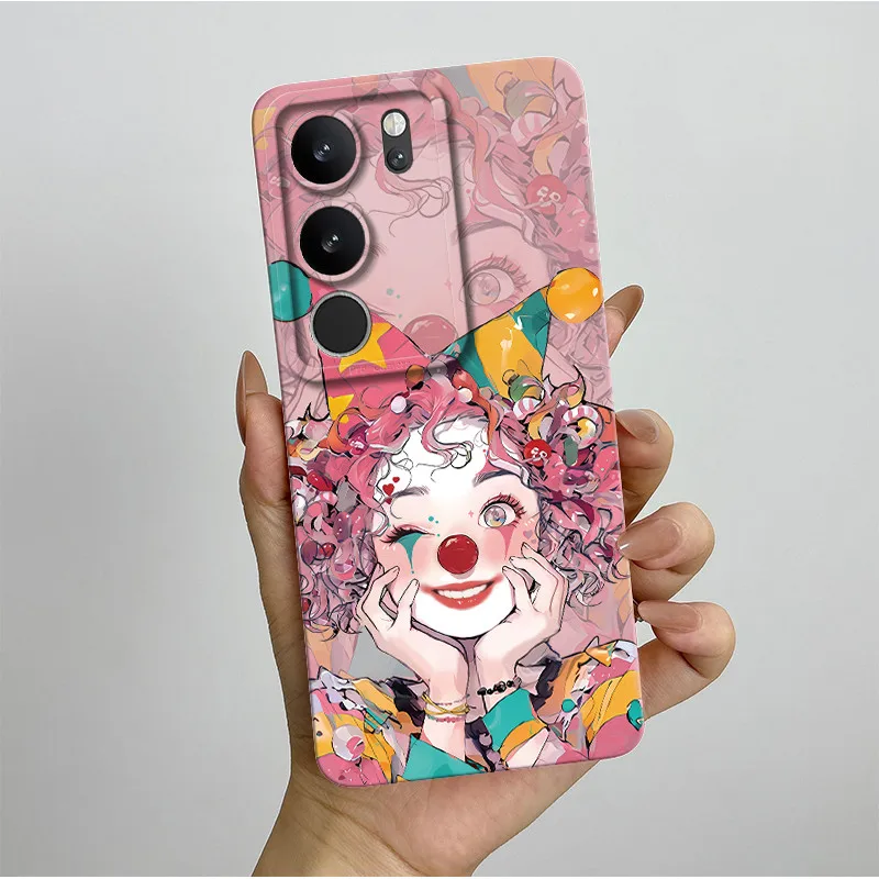 Фото Для Vivo V29 5G Эстетический роскошный чехол Жидкий мягкий силиконовый чехол для телефона Vivo V 29 V29 Pro V29e V2317 VivoV29 Задняя крышка №5