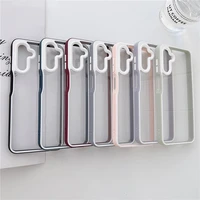 luxury shockproof transparent colorful soft frame case for samsung galaxy s22 plus ultra a13 5g color candy bumper clear fundas