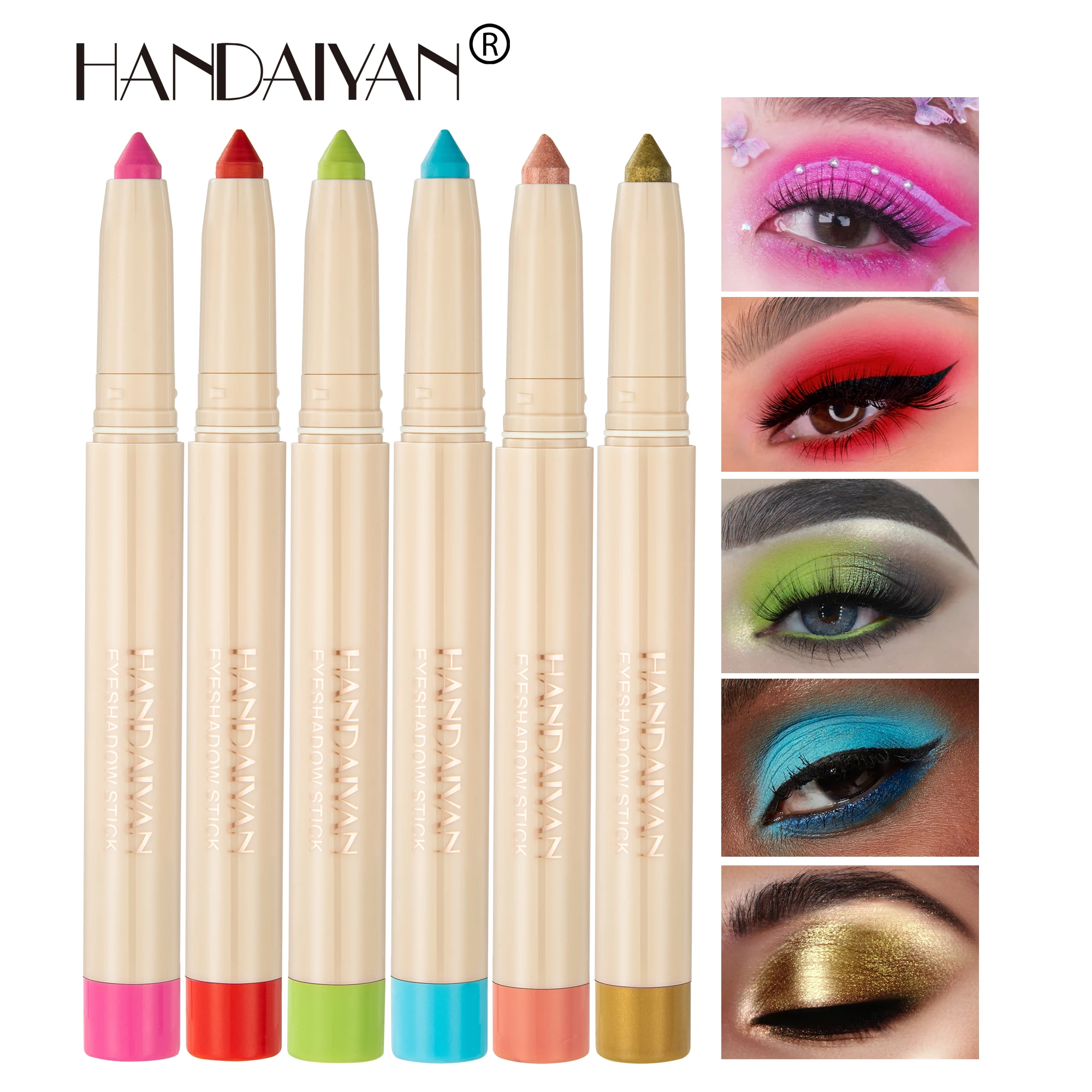 

22 Colors Eye Liner Pen Colored Eyeliner Waterproof Makeup Tools Lying Silkworm Eye Shadow Eye Makeup Eye Cosmestics