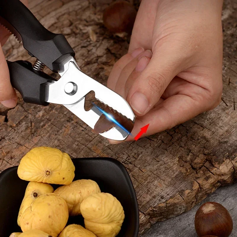

Многофункциональный Ножницы для чистки каштана, Овощечистка из скорлупы каштана и кожаный зажим, нож для поперечной резки, технические характеристики для кухни