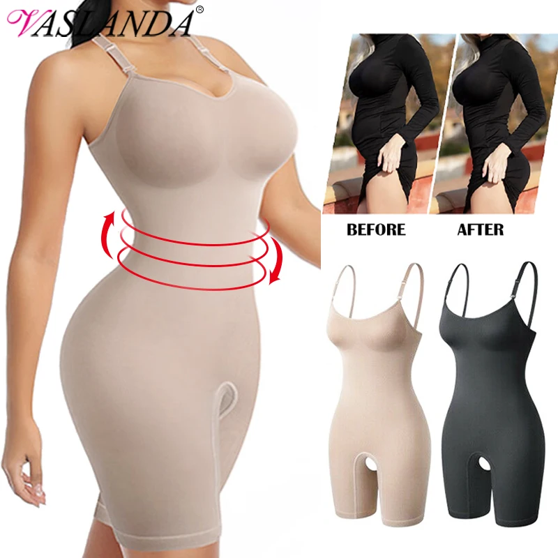 Fajas Colombianas Women Full Body Shaper Tummy Control Seamless Shapewear Thigh Slimmer Bodysuit Butt Lifter Underwear Lingerie
